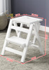 Shipping Solid Wood Household Multifunctional Two-step Folding Ladder Step Stool Indoor Climbing Ladder Dual-use Small