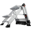 Little Giant Ladders, Jumbo Step, 2-Step, 2 foot, Step Stool, Aluminum, Type 1AA, 375 lbs weight rating, (11902),