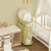 Simple Trolley Rack Living Room Floor Foldable Dust Resistant Multi-Layer Snack Toys Sundries Organizer Storage Rack
