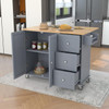 Kitchen Island, Rolling Mobile, Kitchen Trolley with Lockers, Trolley Service Cart Console Side Table Kitchen Island, Rolling Mobile, Kitchen Trolley with Lockers, Trolley Service Cart Console Side Table