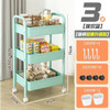Shelf Mobile Cart Kitchen Islands Trolley Rack Wheels Storage Kitchen Islands Utility Organizador De Cocina Home Accessories