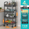 Shelf Mobile Cart Kitchen Islands Trolley Rack Wheels Storage Kitchen Islands Utility Organizador De Cocina Home Accessories