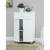 1 Drawer/2 Door Base Storage Cabinet 24" - White gabinete branco kitchen cabinet