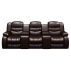 Home cinema sofa AV room combination first-class space sofa cabin leather electric private cinema functional sofa