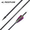 12pcs Archery Carbon Arrow Id6.2 Spine 300 350 400 500 600 700 800