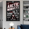 80s Retro Pop Art Arctic Monkey Poster Self-adhesive Art Poster Retro Kraft Paper Sticker DIY Cafe Vintage Decorative Painting