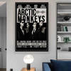 80s Retro Pop Art Arctic Monkey Poster Self-adhesive Art Poster Retro Kraft Paper Sticker DIY Cafe Vintage Decorative Painting