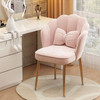 Girls Cute Bedroom Stool Nordic Ins Net Red Anchor Makeup Chair Dressing Chair Home Back Dining Chair