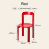 Nordic Rey Beech Solid Wood Plywood Dining Stackable Vintage Curved Backrest Swiss Chair