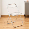 Acrylic Modern Minimalist Transparent Folding Table Simple Ins Style Study Table Home Computer Table Dining Table Chair