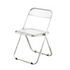 Acrylic Modern Minimalist Transparent Folding Table Simple Ins Style Study Table Home Computer Table Dining Table Chair