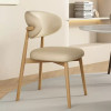 Nordic Dining Chairs Fashionable Simple Cloth Art Dining Bench Hotel Light Luxury Home Kitchen with Backrest Soft Stool