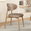 Nordic Dining Chairs Fashionable Simple Cloth Art Dining Bench Hotel Light Luxury Home Kitchen with Backrest Soft Stool