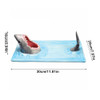 Creative Ceramic Sushi Plate Shark Shape Cheese Board Dessert Storage Plate Dining Table Kitchen Decor 2024