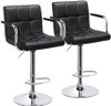 Bar Stools Adjustable Counter Stools Bar Chairs Synthetic Leather Modern Design Swivel Barstools Gas Lift Stools for Kitchen