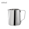 350/600ml Stainless Steel V-Mouth Milk Frothing Pitcher Foam Milk Jug Coffee Utensils Barista Craft Milk Bubble Jar Family Café