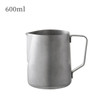 350/600ml Stainless Steel V-Mouth Milk Frothing Pitcher Foam Milk Jug Coffee Utensils Barista Craft Milk Bubble Jar Family Café