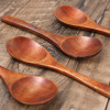 1/10pcs Wooden Tea Spoons Long Hand Wood Soup Scoops Ellipse Ladle Sets Kitchen Spice Honey Coffee Stir Spoons Home Tableware