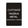 Custom Square Shield Metal Tin Sign Poster Bar Garage Home Tinplate Wall Plaques Decor Art Signs Wood Plate Painting DIY Design