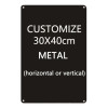 Custom Square Shield Metal Tin Sign Poster Bar Garage Home Tinplate Wall Plaques Decor Art Signs Wood Plate Painting DIY Design