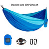 Portable Nylon Parachute Fabric Single and Double Size Outdoor Camping Hiking Garden Hammock