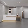 Counter Reception Desk Salon Cashier Table White Standing L Shape Check Out Front Desk Schreibtisch Hotel Reception Accessories