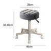Round Rolling Stool 360 Swivel 30cm Seat Diameter Bar Salon Stool with Wheels for Pubs Barbershop Coffee Shops Office Housework Round Rolling Stool 360 Swivel 30cm Seat Diameter Bar Salon Stool with Wheels for Pubs Barbershop Coffee Shops Office Housework