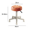 Round Rolling Stool 360 Swivel 30cm Seat Diameter Bar Salon Stool with Wheels for Pubs Barbershop Coffee Shops Office Housework Round Rolling Stool 360 Swivel 30cm Seat Diameter Bar Salon Stool with Wheels for Pubs Barbershop Coffee Shops Office Housework
