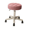 Round Rolling Stool 360 Swivel 30cm Seat Diameter Bar Salon Stool with Wheels for Pubs Barbershop Coffee Shops Office Housework Round Rolling Stool 360 Swivel 30cm Seat Diameter Bar Salon Stool with Wheels for Pubs Barbershop Coffee Shops Office Housework