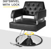 Barber Chair Salon Chair for Hair Stylist with Hydraulic Pump Adjustable Height 360 Degrees Swivel Hair Chair Spa B