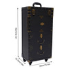 Rolling Lockable Makeup Hairdressing Trolley Stylist Beauty Salon Cosmetic Salon Tool Trolley Auxiliary Cart with Wheels