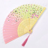 New Vintage Folding Fan Retro Chinese Japanese Bamboo Hand Folding Fan Dance Hand Fan Home Decoration Ornaments Craft Gift Fan