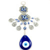 Wall Hanging Pendant Amulet Lucky Charm Blessing Protection Gift Turkish Blue Evil Eye Hamsa Hand Flower for Home Decoration Wall Hanging Pendant Amulet Lucky Charm Blessing Protection Gift Turkish Blue Evil Eye Hamsa Hand Flower for Home Decoration