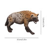 3.4inch Bear PVC Hyena Model Figure Kids Preschool Figurine Toy 14735 Bear Figurine For Home Decoration