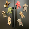 Cute Soft Plush Panda Fridge Magnet Refrigerator Sticker Animal Cartoon Wall Stickers Kids Toys Souvenir Gifts Home Decoration