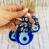 Lucky Eye Turkish Evil Eye Wall Hanging Braided Beads Keychain Car Keyring for Women Men Home Decor Living Room Wall Decoration Lucky Eye Turkish Evil Eye Wall Hanging Braided Beads Keychain Car Keyring for Women Men Home Decor Living Room Wall Decoration