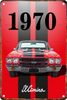 Vintage 80s Metal Car Decorative Plaque Tin Painting Car Poster Plaque Home Living Room Garage Club Wall Art Decor Mural Gift