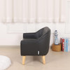 Kids Sofa Couch/PVC 2-Seater Upholstered Sofa Chair for Toddler Ages up to 4 / Ideal Baby Gift for Girls & Boys (30" W)