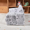 Graffiti Children Folding Sofa, High Elastic Sponge, Divergent Children'S Thinking, Good Gifts For Children