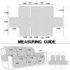 2 3 Seater Recliner Chair Cover Pet Dog Kid Sofa Mat Lazy Boy Chair Covers Relax Lounger Couch Towel Sofa Armchair Slipcovers