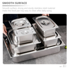 Food Container Buffet Stainless Steel Food Container Restaurant Pan Buffet Tray Buffet Food Tray Buffet Food Container