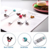 Stainless Steel Doughnut Spoon Fork Coffee Cake Dessert Tea Ice Cream Cartoon Teaspoon Stirring Candy Cute Kids Dinnerware