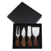 Walnut Handle Boxed Cheese Knife 4/6Piece Set Small Fork Cutlery Cream Baking Tool Walnut Handle Boxed Cheese Knife 4/6Piece Set Small Fork Cutlery Cream Baking Tool