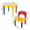 Children Letter Table Chair Set Yellow & Red Children Letter Table Chair Set Yellow & Red