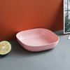 Square Disc Plastic Spit Bone Snack Plate Table Trash Tray Wheat Straw Tableware Food Cutlery Baby Cutlery Set Utensils