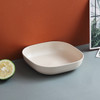 Square Disc Plastic Spit Bone Snack Plate Table Trash Tray Wheat Straw Tableware Food Cutlery Baby Cutlery Set Utensils