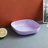 Square Disc Plastic Spit Bone Snack Plate Table Trash Tray Wheat Straw Tableware Food Cutlery Baby Cutlery Set Utensils