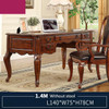 American Solid Wood Desk Study Table Antique Office Writing Desk European Home Computer Desk Children Desk and Chair Set