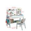Adjustable Height Desktop Large Storage Children Ergonomic Study Table and Chair Multi-Function Kids Learning Desk and Chair Set