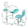 70CM Lifting Table Can Tilt Children Study Table Learning Table And Chair (With Reading Stand Without Table Lamp)